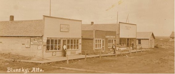 Otto Brooks standing Outside of Brooks General Store 